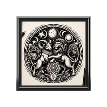Load image into Gallery viewer, Astrological Lions Elegant Jewelry Box