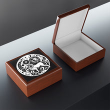 Load image into Gallery viewer, Celestial Zodiac Lion Jewelry Box