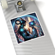Load image into Gallery viewer, Cyber Romance Kiss-Cut Sticker