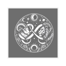 Load image into Gallery viewer, Celestial Lion and Ram Sticker