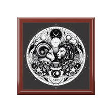 Load image into Gallery viewer, Astrological Zodiac Velvet Jewelry Box