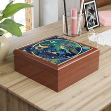 Load image into Gallery viewer, Celestial Zodiac Themed Jewelry Box