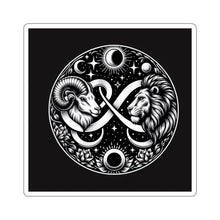 Load image into Gallery viewer, Celestial Lion and Ram Sticker