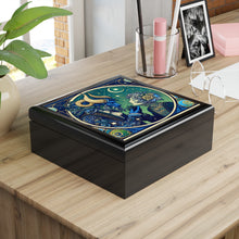 Load image into Gallery viewer, Celestial Zodiac Themed Jewelry Box