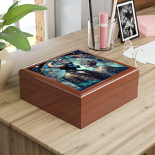 Load image into Gallery viewer, Celestial Zodiac Themed Jewelry Box