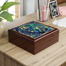 Load image into Gallery viewer, Celestial Zodiac Themed Jewelry Box
