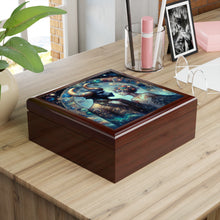 Load image into Gallery viewer, Celestial Zodiac Themed Jewelry Box