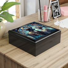 Load image into Gallery viewer, Celestial Zodiac Themed Jewelry Box