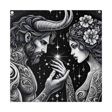 Load image into Gallery viewer, Celestial Embrace - Cosmic Lovers Matte Canvas Art 0.75 Inch Frame