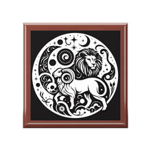 Load image into Gallery viewer, Celestial Zodiac Lion Jewelry Box
