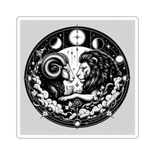 Load image into Gallery viewer, Astrological Ram and Lion Sticker