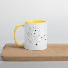 Load image into Gallery viewer, Constellation Coffee Mug (LSD Molecule w/ Text)