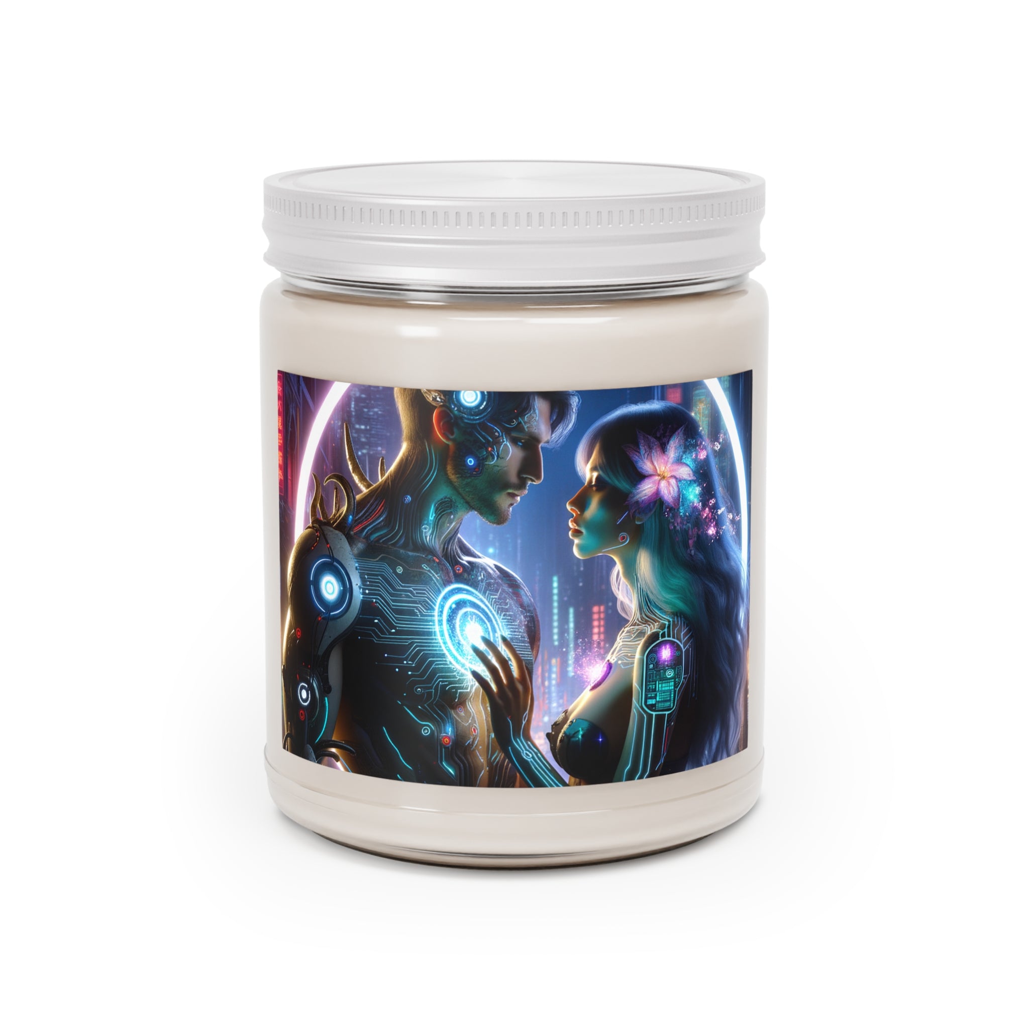 Cyber Blossom Dreams Scented Soy Candle, 9 oz