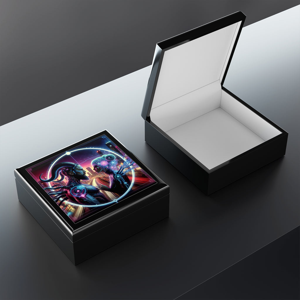 Cyber Love Illuminated Jewelry Box