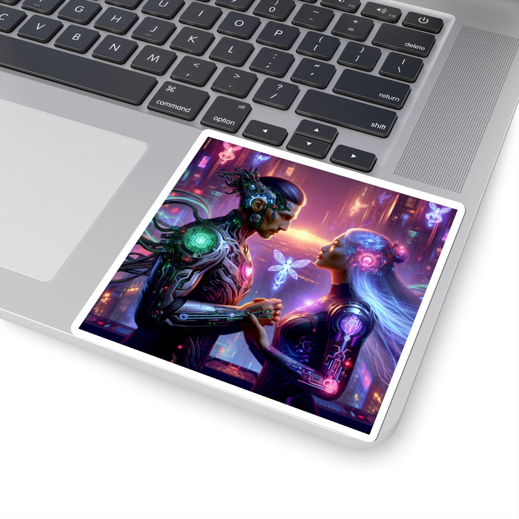 Cyber Love Neon Sticker