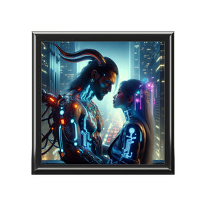 Futuristic Romance Illuminated Jewelry Box
