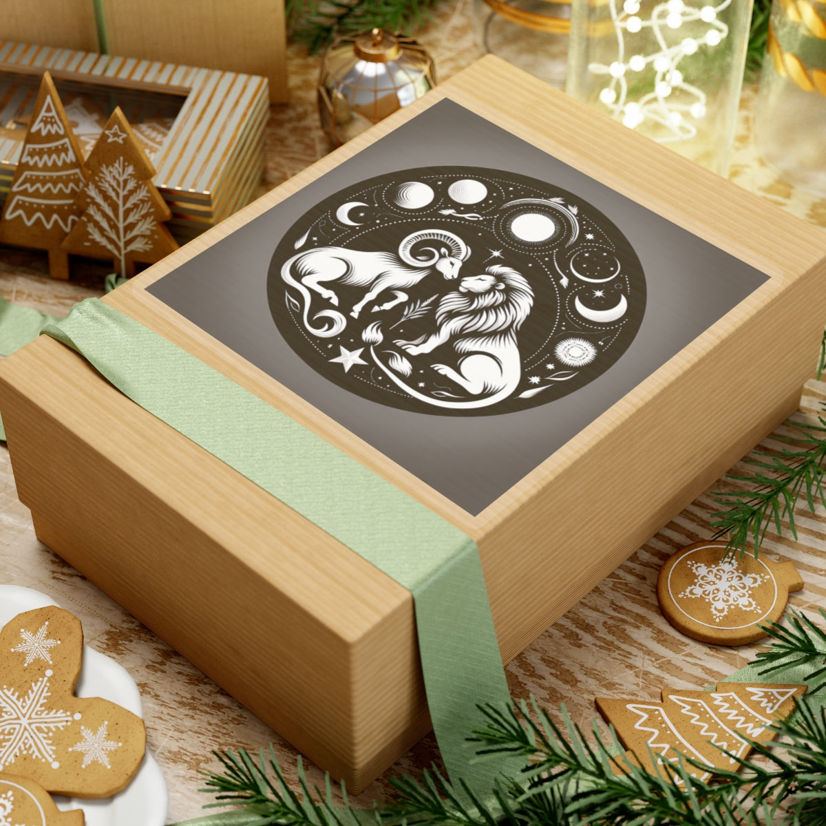 Astrological Lion Ram Sticker