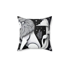 Load image into Gallery viewer, Aries and Leo - Polyester Square Pillow
