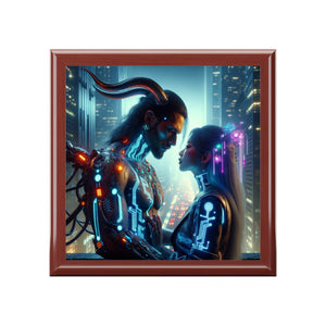 Futuristic Romance Illuminated Jewelry Box