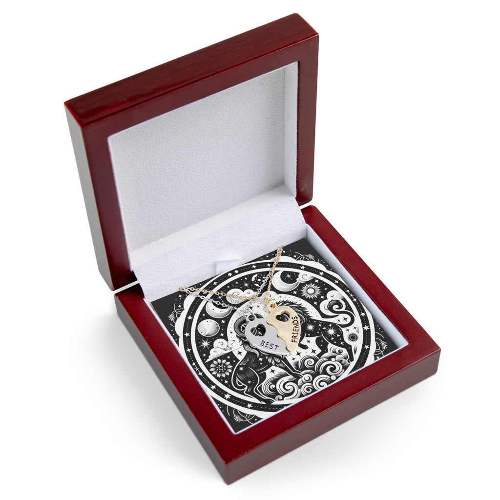 Cosmic Zodiac Ram Lion Necklace