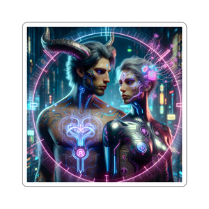 Cyber Love Neon Sticker