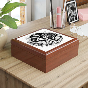 Celestial Zodiac Themed Jewelry Box