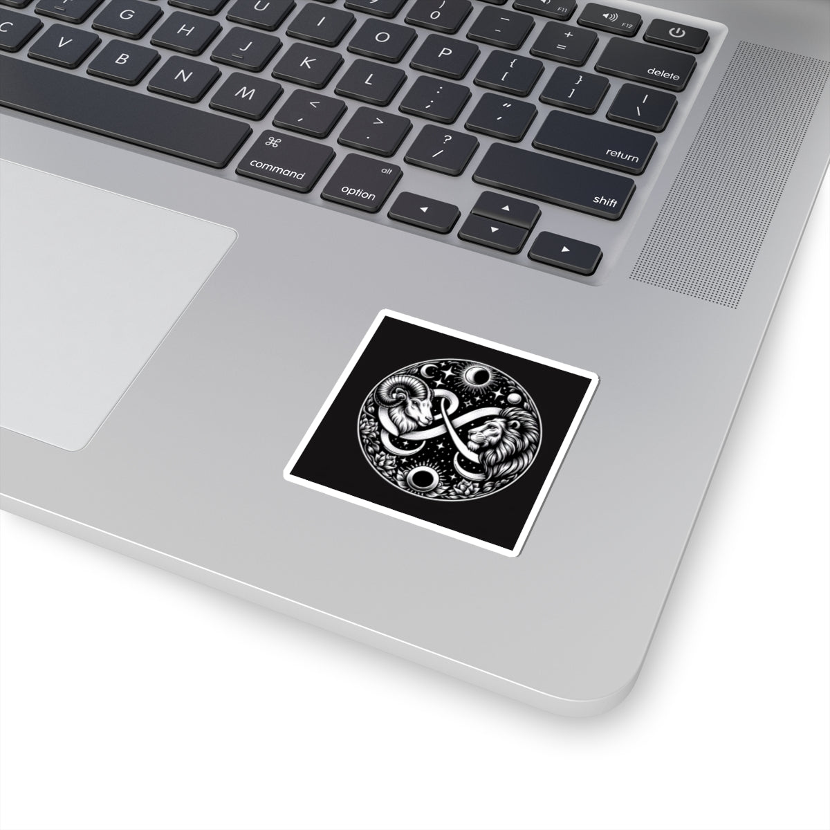 Celestial Lion and Ram Sticker
