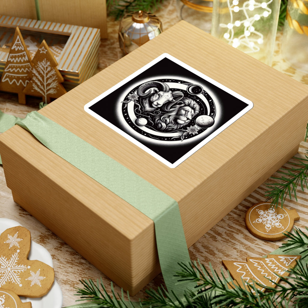 Celestial Lion and Ram Sticker