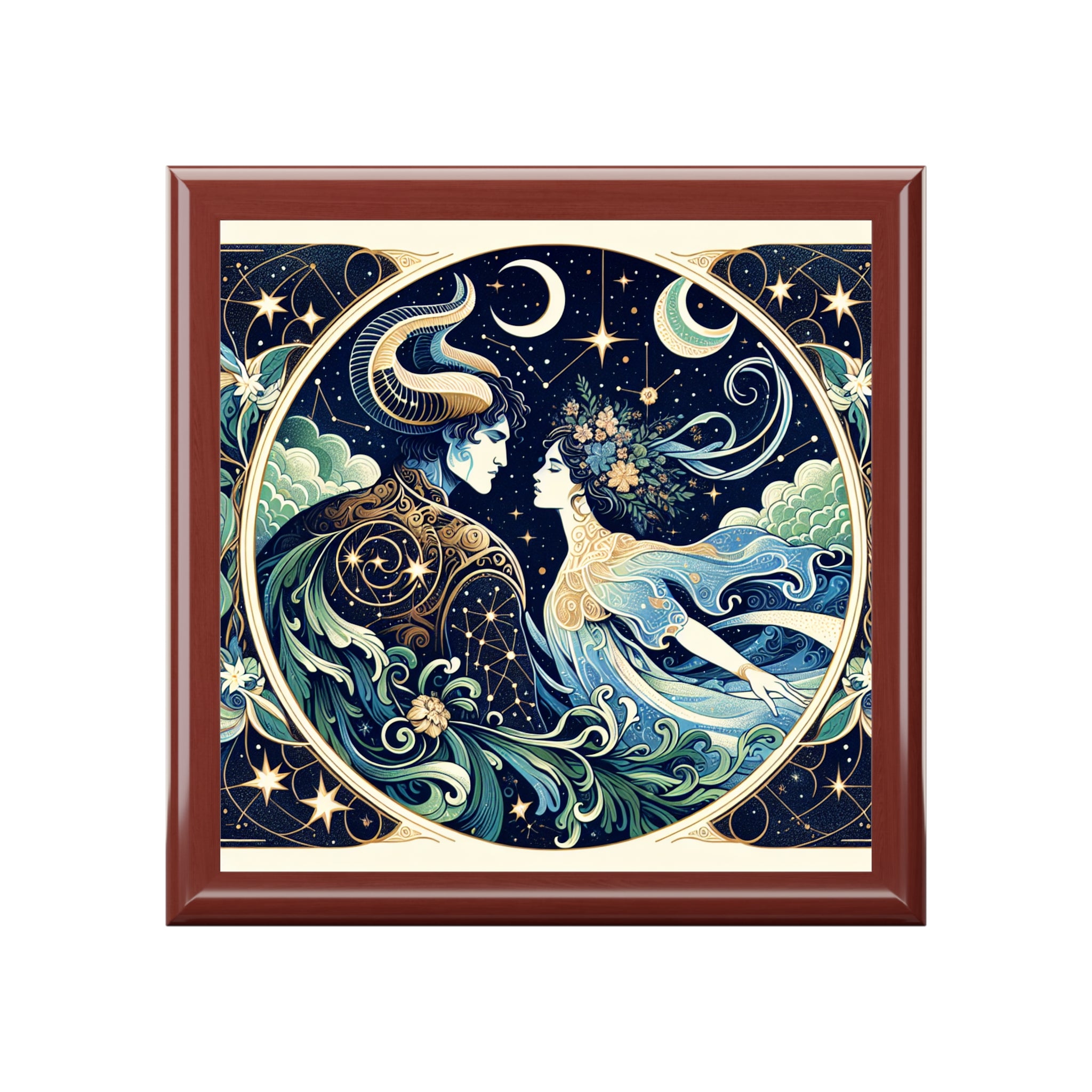 Celestial Lovers Jewelry Box