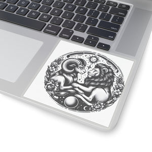 Celestial Lion and Ram Sticker
