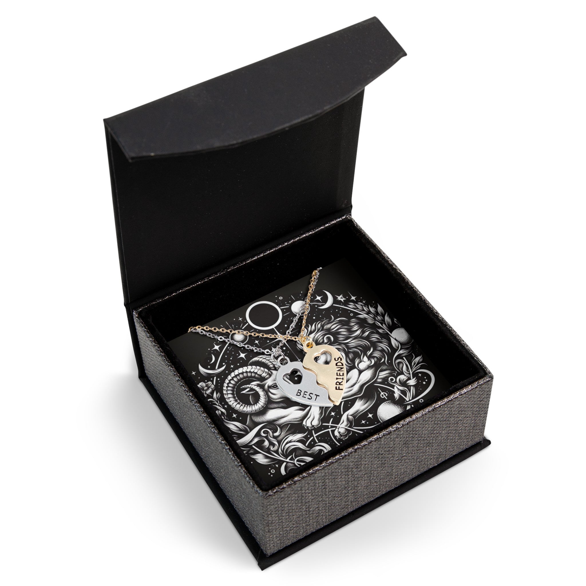 Zodiac-Inspired Cosmic Love Necklace