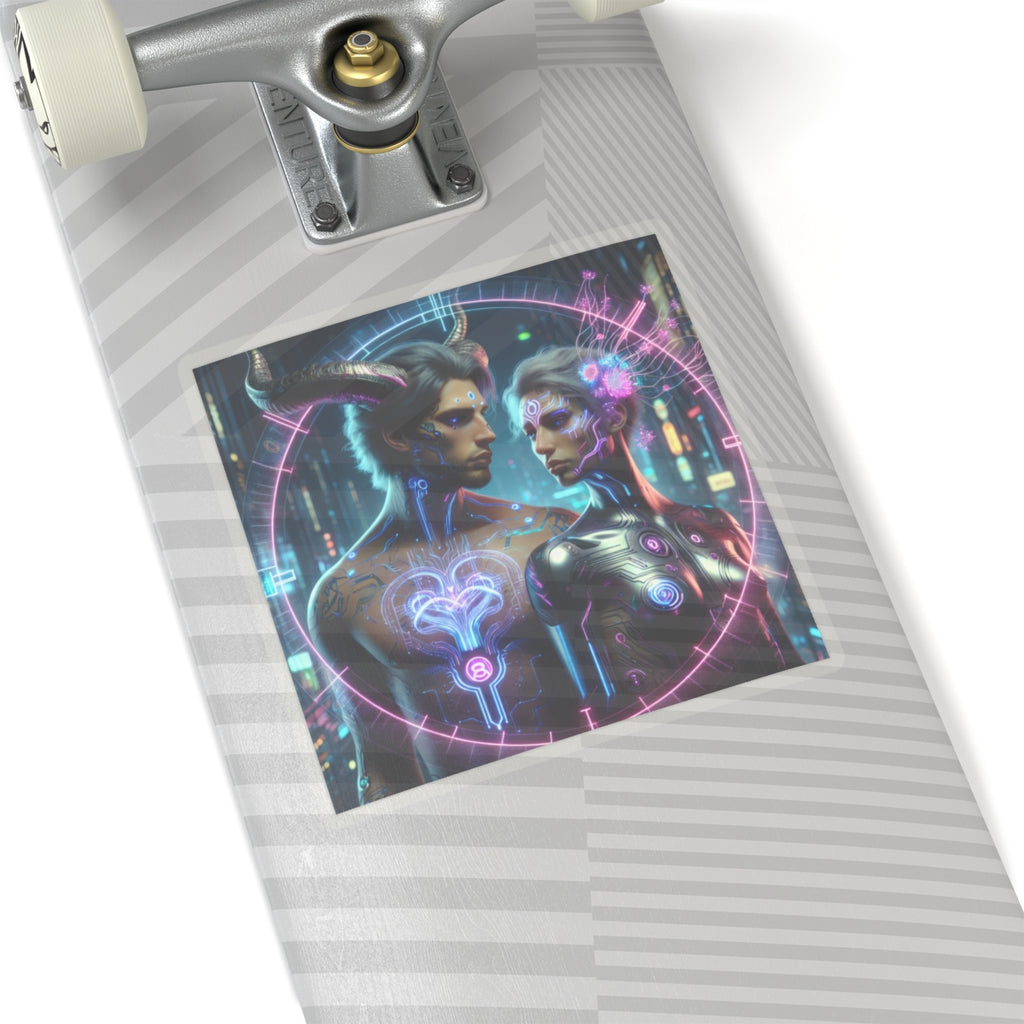 Cyber Love Neon Sticker