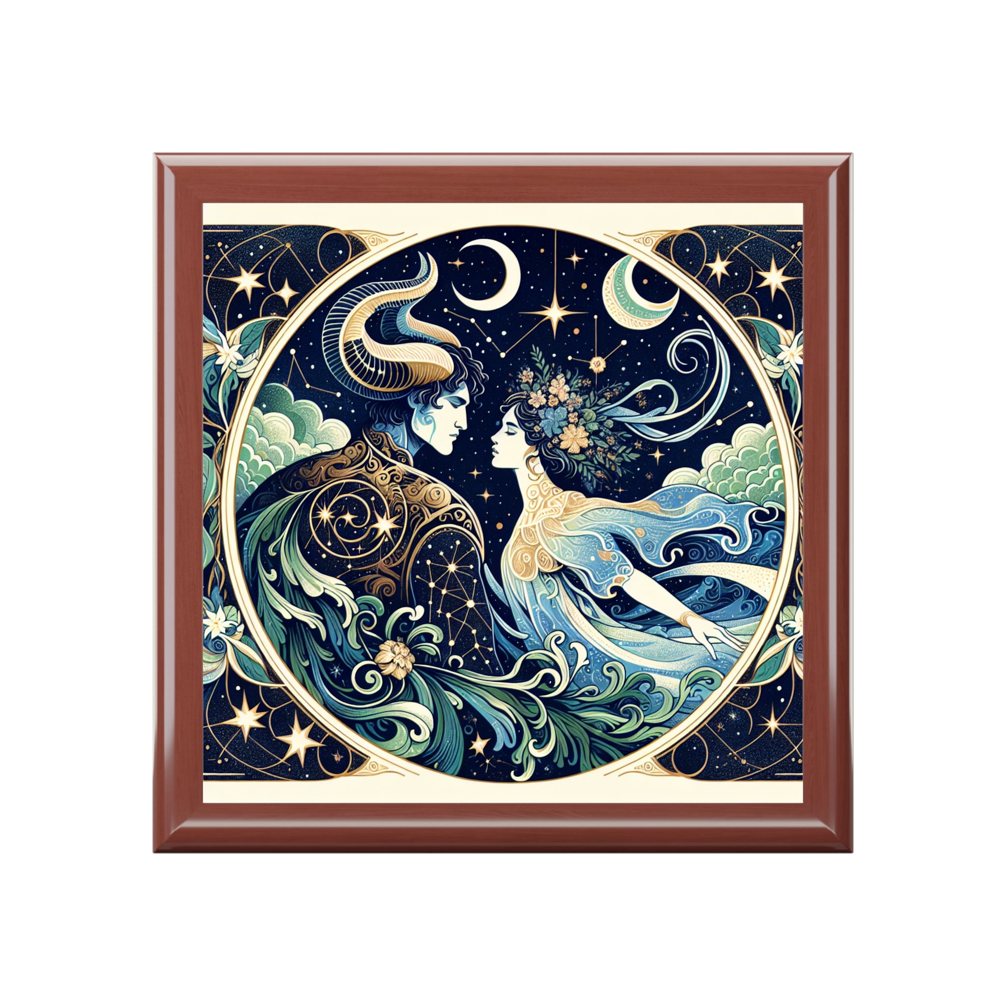 Celestial Lovers Jewelry Box