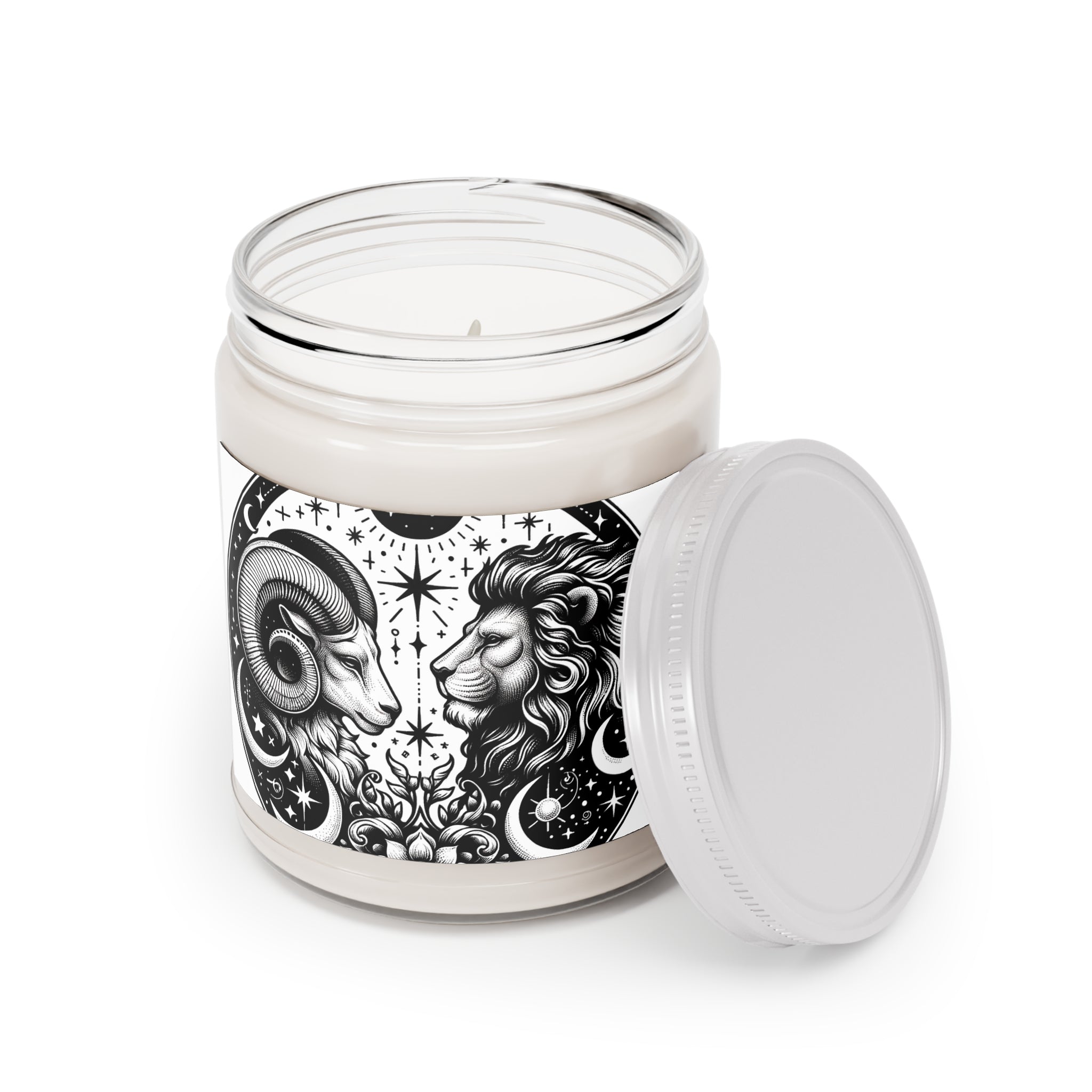 Zodiac Harmony Aries & Leo Scented Soy Candle, 9 oz.