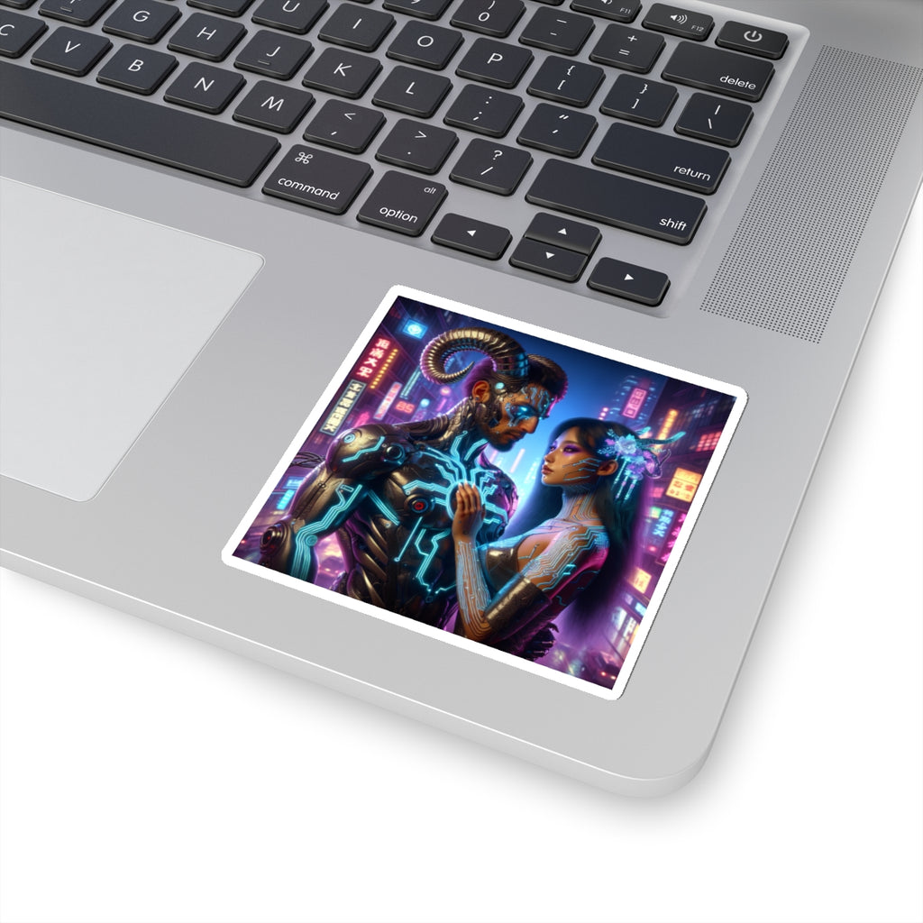 Cyber Love Neon Sticker