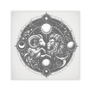 Astrological Lion Ram Sticker