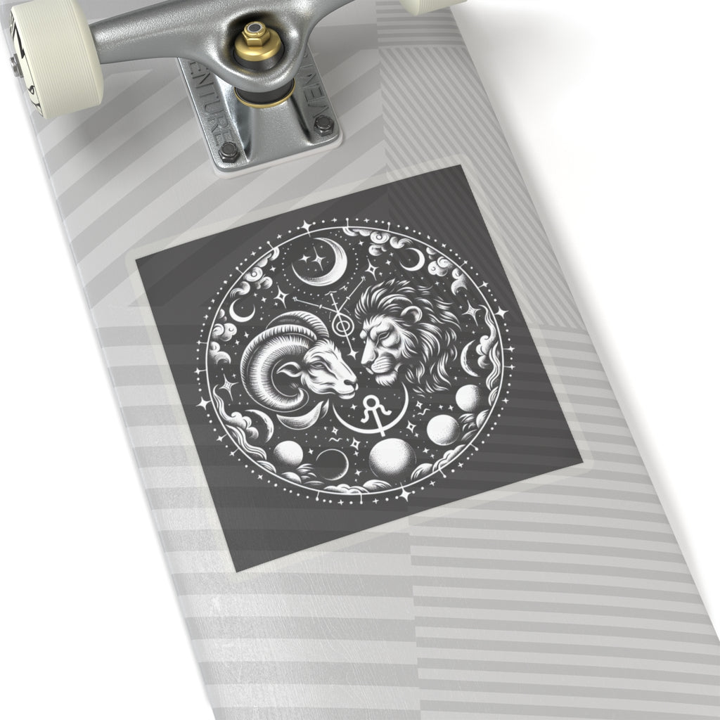 Celestial Zodiac Ram Lion Sticker