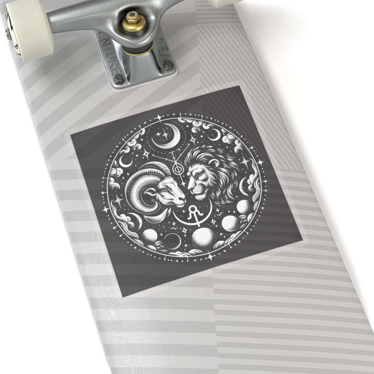 Celestial Zodiac Ram Lion Sticker