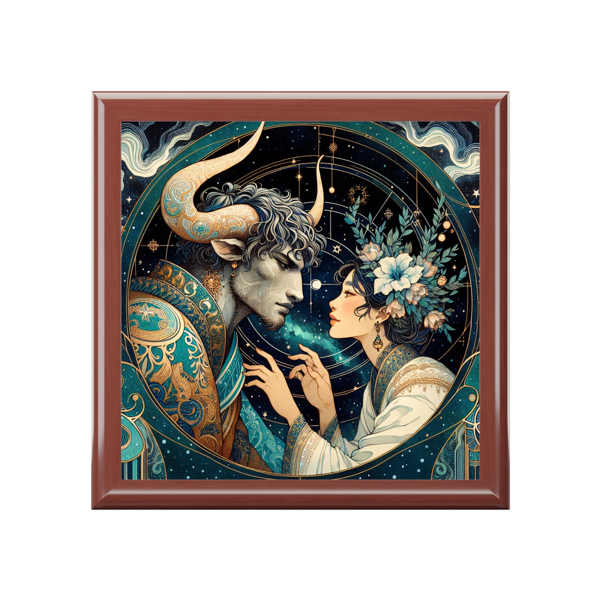 Celestial Taurus Enchanted Jewelry Box