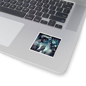 Celestial Lovers Kiss-Cut Sticker