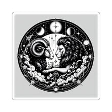 Load image into Gallery viewer, Astrological Ram and Lion Sticker
