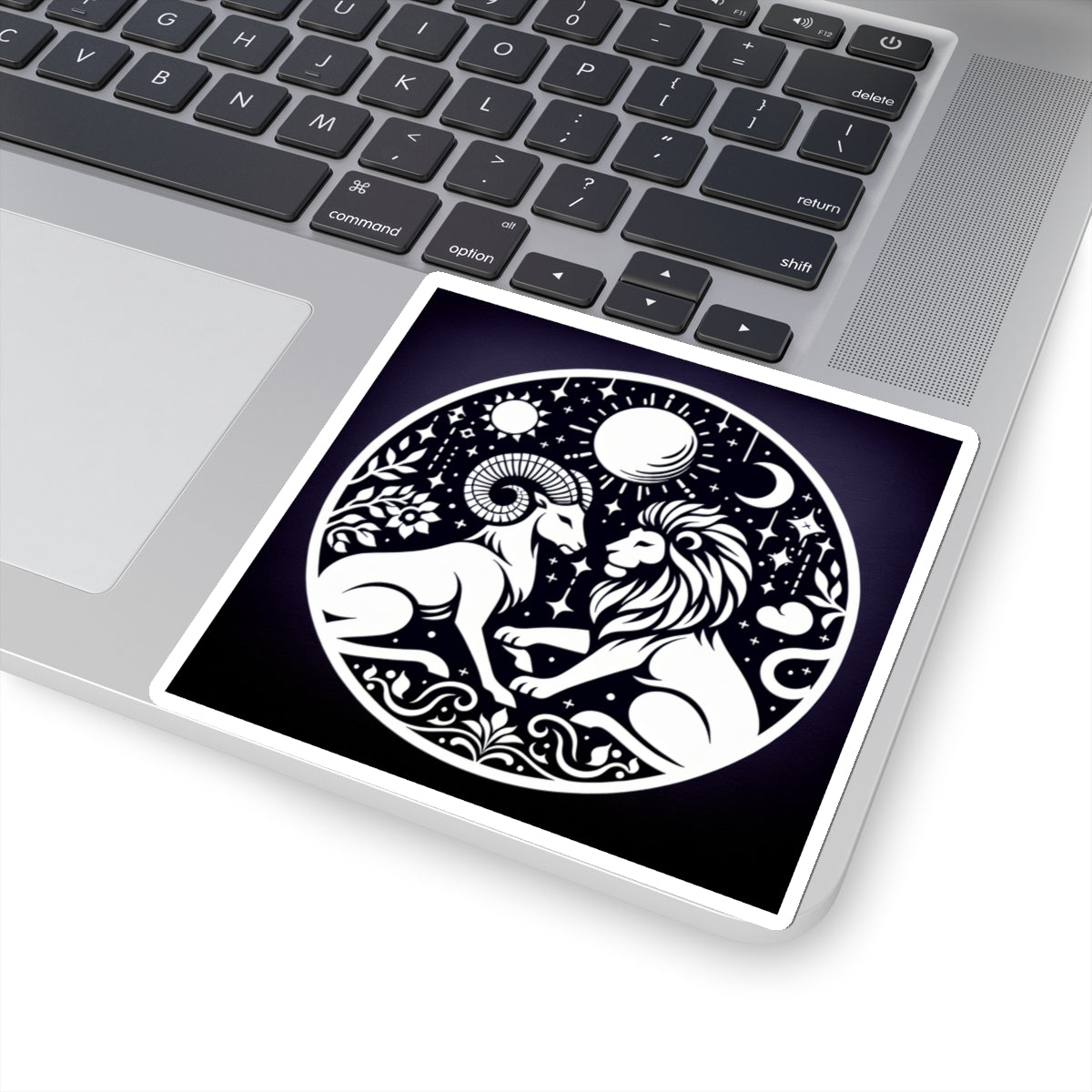Celestial Lion and Ram Sticker