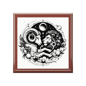Celestial Zodiac Themed Jewelry Box