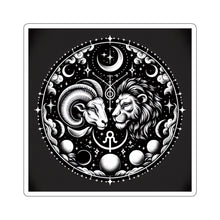 Load image into Gallery viewer, Celestial Zodiac Ram Lion Sticker
