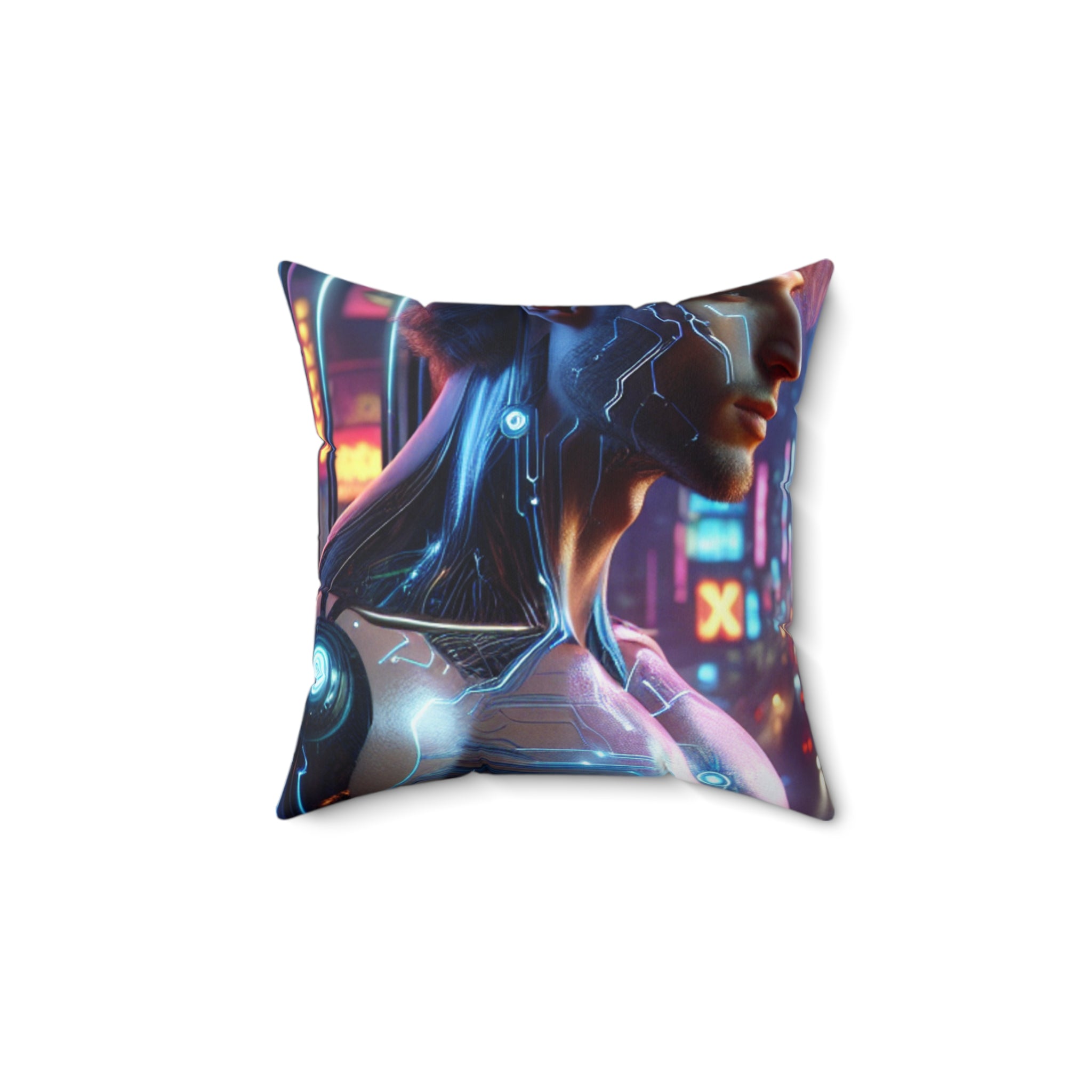 Lorenzo Bellucci - Polyester Square Pillow