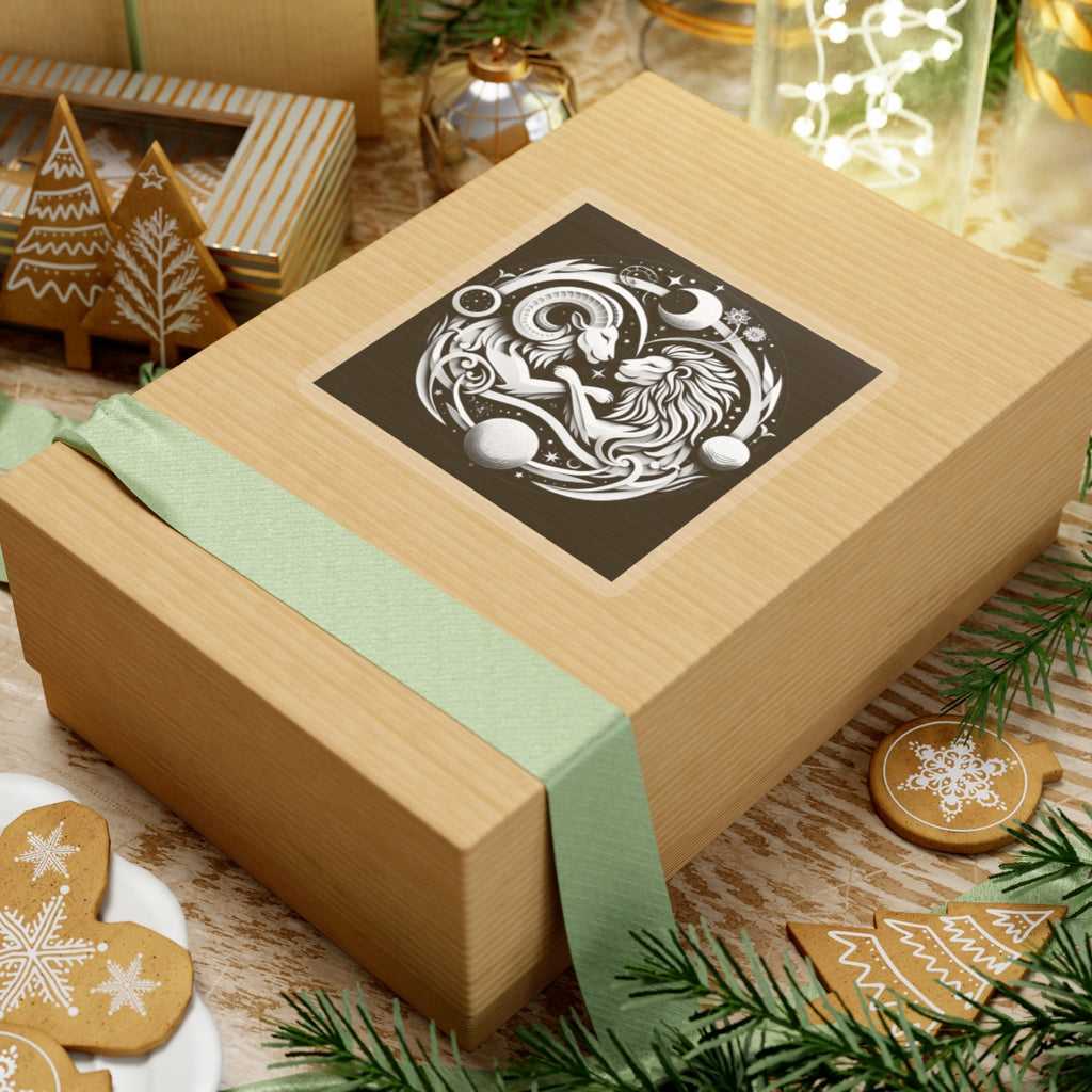 Celestial Lion and Ram Sticker