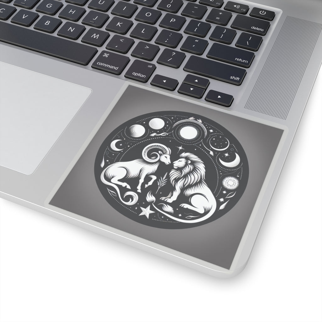 Astrological Lion Ram Sticker