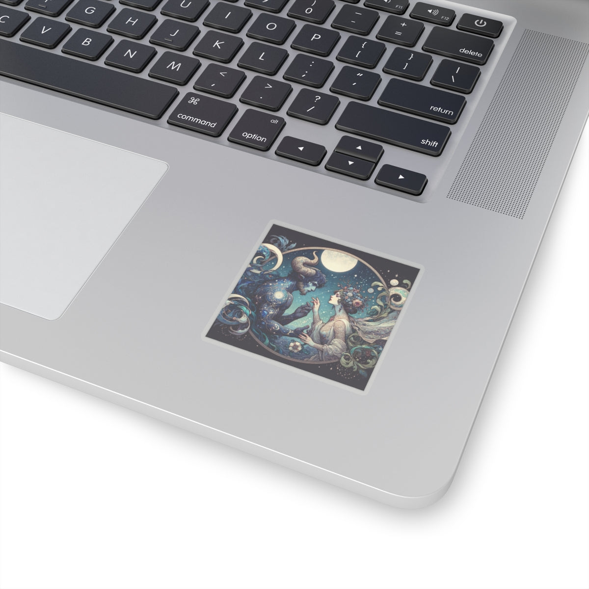 Celestial Lovers Kiss-Cut Sticker