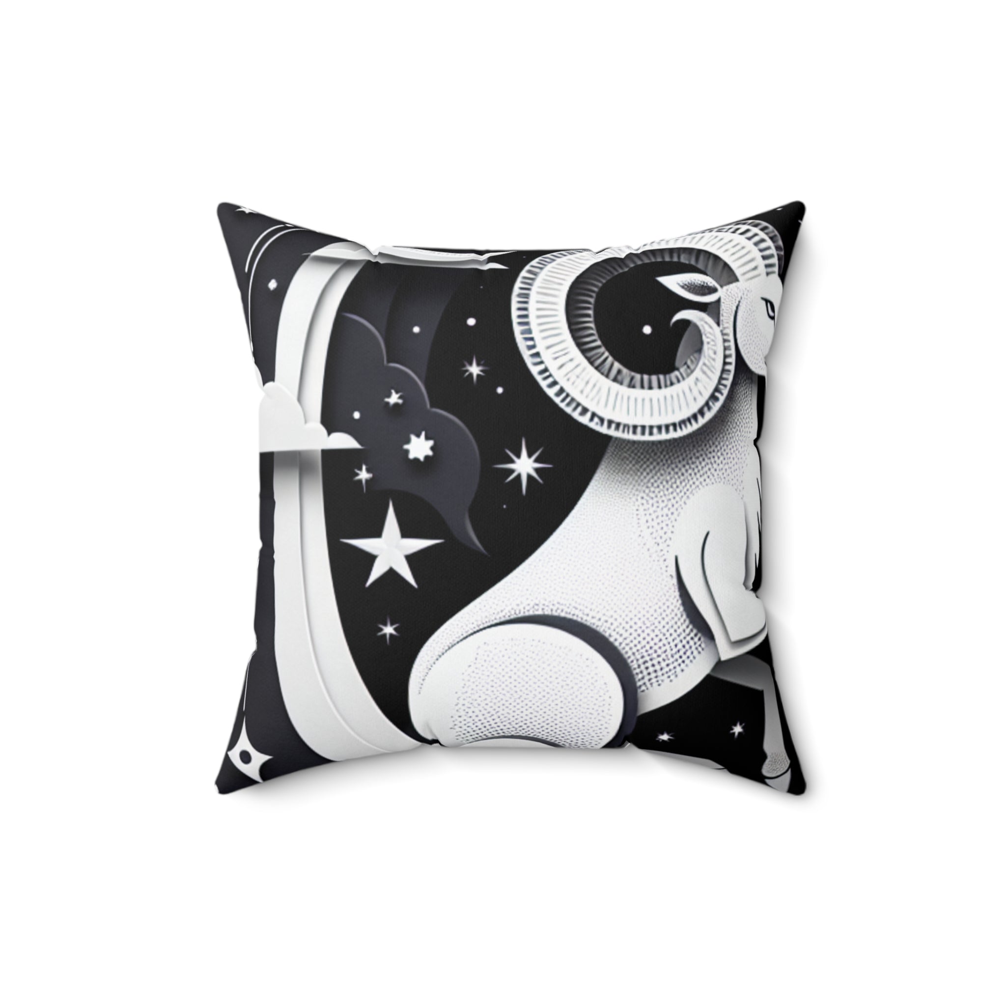 Aries and Leo - Polyester Square Pillow