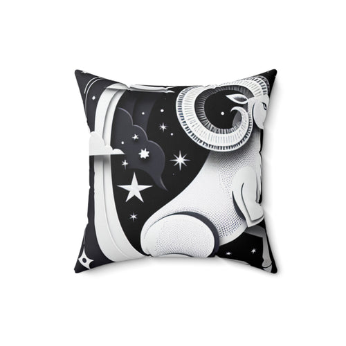 Aries and Leo - Polyester Square Pillow